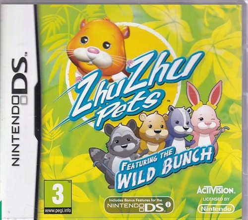 ZhuZhu Pets Featuring the Wild Bunch - Nintendo DS - (A Grade) (Genbrug)